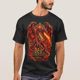 Fire Breathing Dragon T-Shirt – Epic Mythical Fant