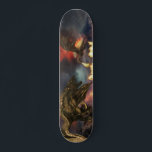 Fire Breathing Dragon Wyvern Volcano Lava Skateboard<br><div class="desc">This design may be personalised by choosing the customise option to add text or make other changes. If this product has the option to transfer the design to another item, please make sure to adjust the design to fit if needed. Contact me at colorflowcreations@gmail.com if you wish to have this...</div>