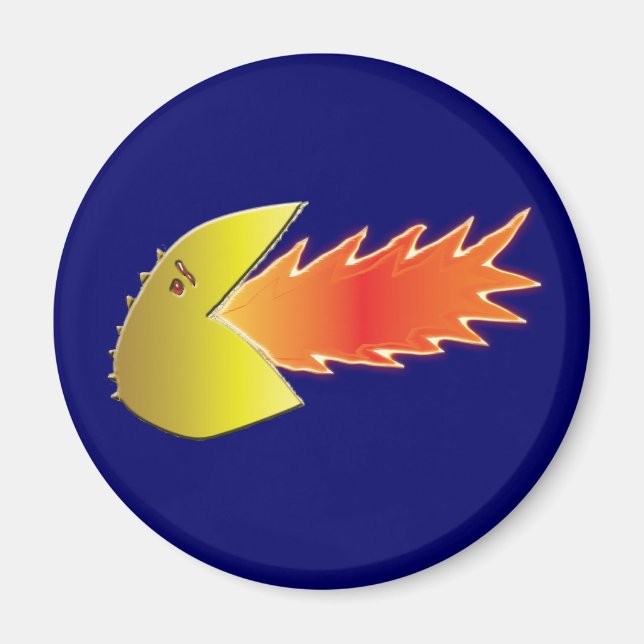 Fire-Breathing Head Magnet (Front)
