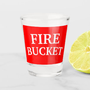 FIRE BUCKET SHOT GLASS