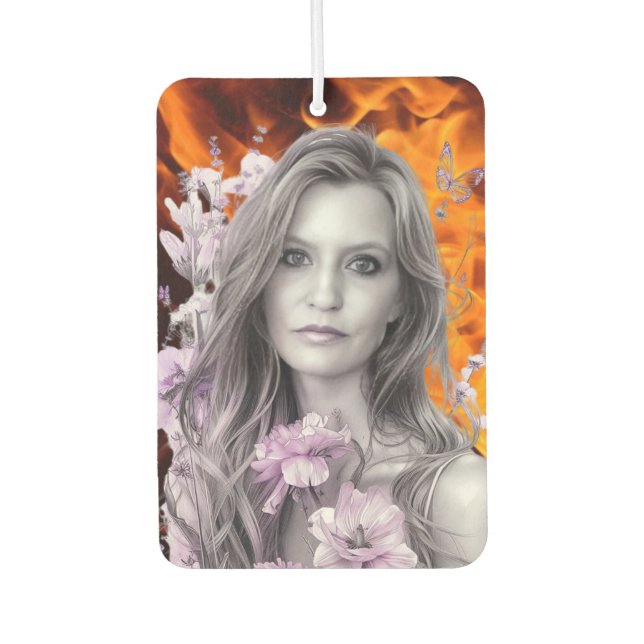 Fire Car Air Freshener (Front)