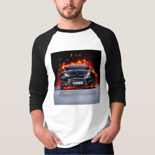 Fire Car Shirt by ZZWEST