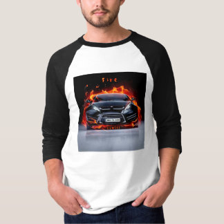Fire Car Shirt by ZZWEST