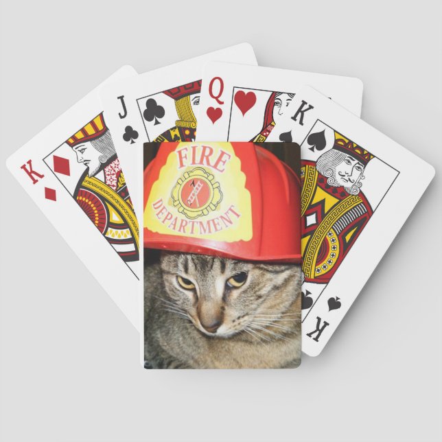 Fire-Cat Playing Cards (Back)