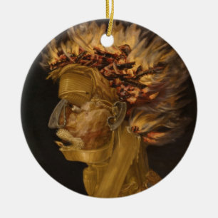 Fire Ceramic Tree Decoration