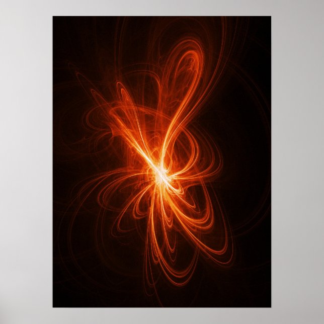 fire chaos rays poster (Front)