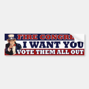 Fire Congress Bumper Sticker