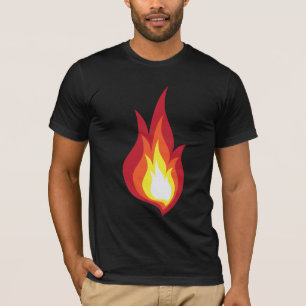 Fire costume flame - it glows fireworks T-Shirt