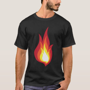 Fire costume flame - it glows fireworks T-Shirt