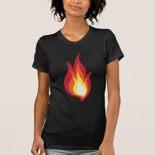 Fire costume flame - it glows fireworks T-Shirt
