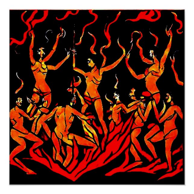 Fire Dance Poster (Front)