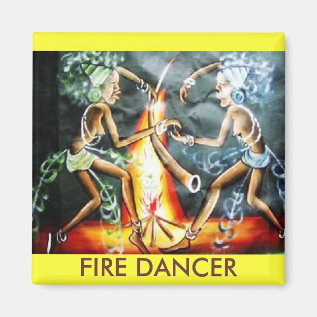 FIRE DANCER MAGNET (Front)