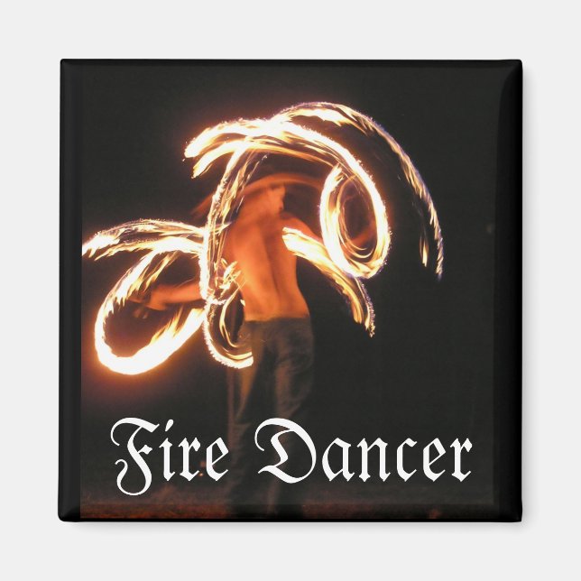 Fire Dancer Magnet (Front)