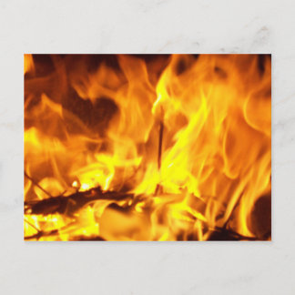 Fire Dancing Postcard
