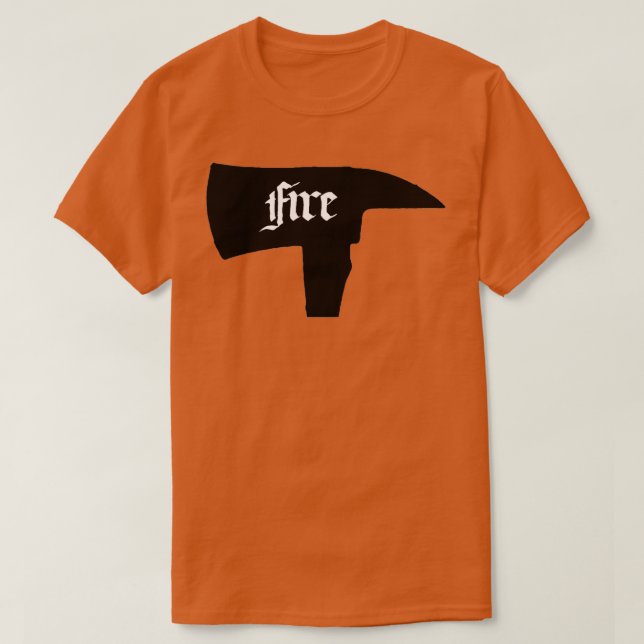 Fire Department Axe Fire Classic TShirt (Design Front)
