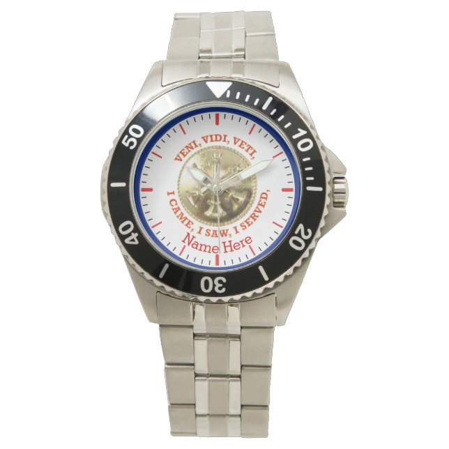 Fire Department Battalion Chief Medallion Watch (Front)