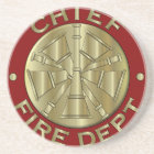 Fire Department Chief Brass Symbol