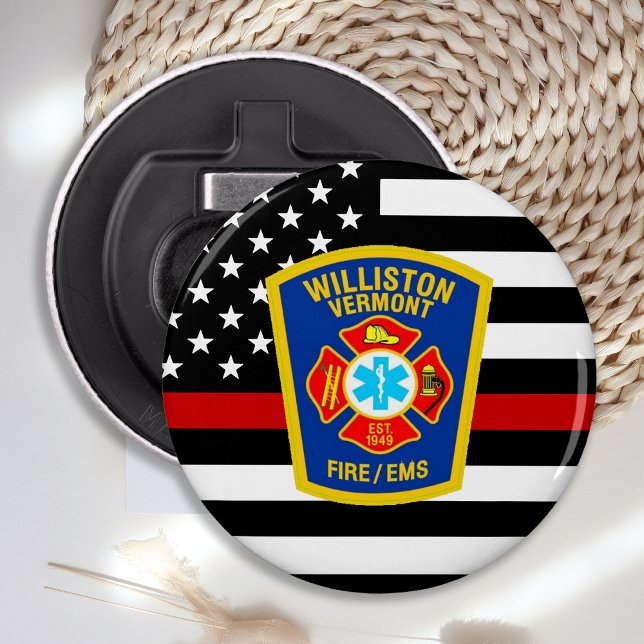 Fire Department Custom Logo Firefighter Bottle Opener (Creator Uploaded)