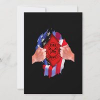 Fire Department Flag Firefighter Thin Red Line