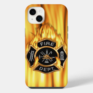 Fire Department Flames iPhone 14 Plus Case