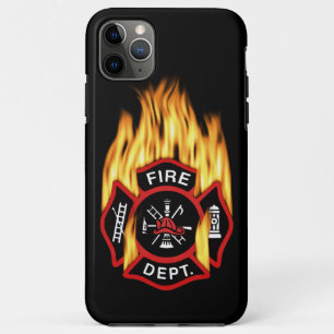 Fire Department Flaming Badge Case-Mate iPhone Case