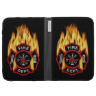 Fire Department Flaming Badge