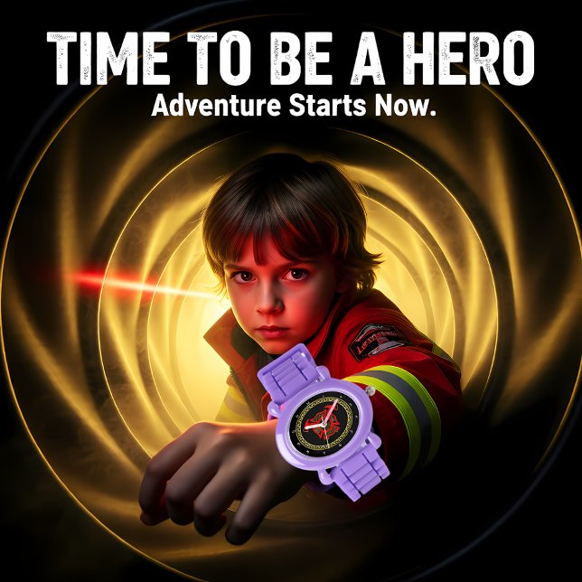 Fire Department Gold And Red Badge With Fire Axes Watch (Creator Uploaded)