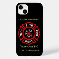 Fire Department logo Black And Red Badge11