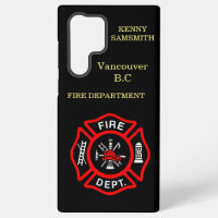 Fire Department logo Black And Red Badge 