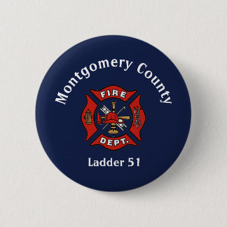 Fire Department Logo Custom 6 Cm Round Badge