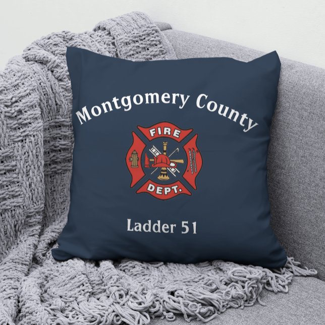 Fire Department Logo Custom Cushion (Creator Uploaded)