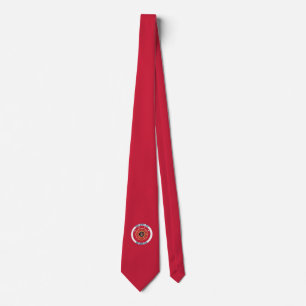 Fire Department Maltese Cross Custom Necktie