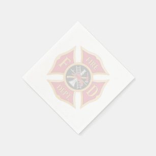 Fire Department Maltese Cross Napkins