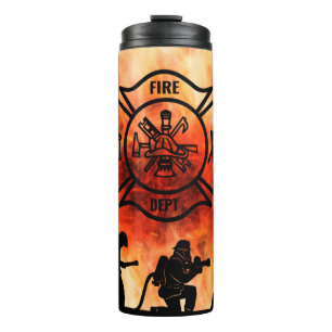 Fire Department Symbol Thermal Tumbler