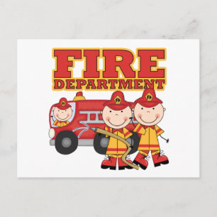 Fire Department Tshirts and Gifts Postcard