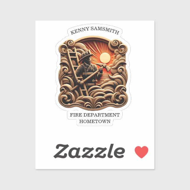 Fire Departments Badge Of Everyday Heroes (Sheet)