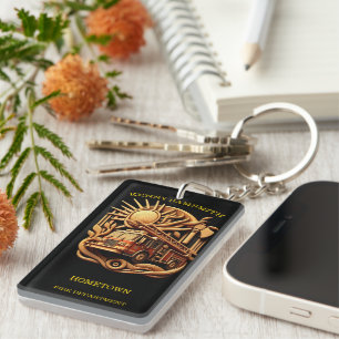 Fire Departments Badge Of Everyday Heroes Key Ring