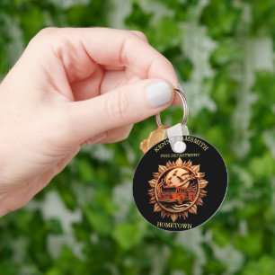 Fire Departments Badge radiating prestige, Honour Key Ring