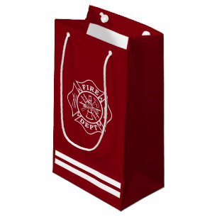 Fire Dept / Firefighter Maltese Cross Gift Bag