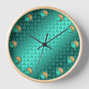 Fire Dog Clock