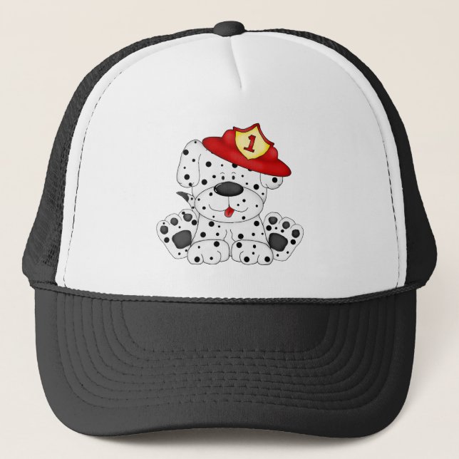 Fire Dog Dalmation and Hat (Front)
