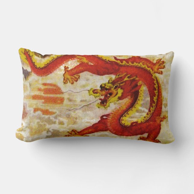 Fire Dragon American MoJo Pillows (Front)