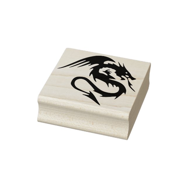 fire dragon art stamp (Stamp)