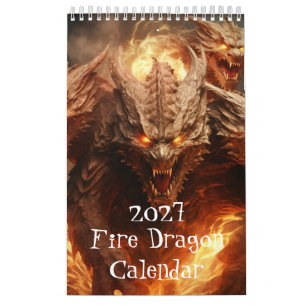 Fire Dragon Calendar 2027