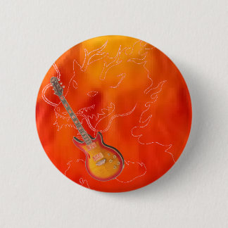 Fire Dragon cherry guitar button