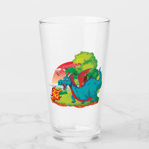 Fire Dragon Drinkware Glass