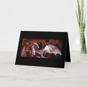 Fire Dragon Greeting Card