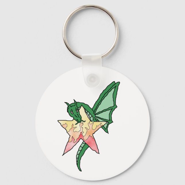 Fire Dragon Key Ring (Front)