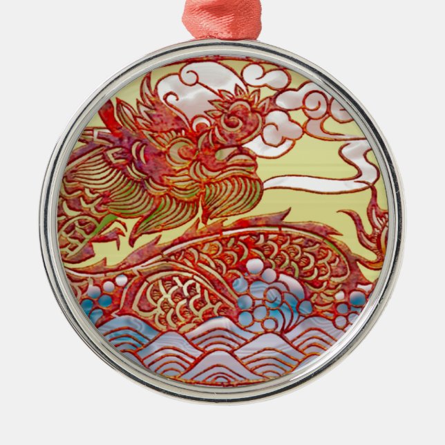 Fire Dragon Ornament (Front)