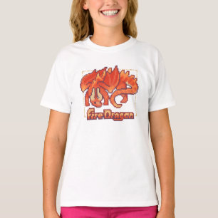 Fire dragon pixel art T-Shirt
